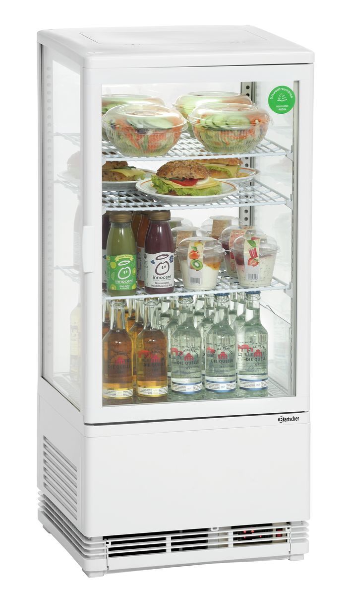Mini vetrina refrigerata 78L, bianco