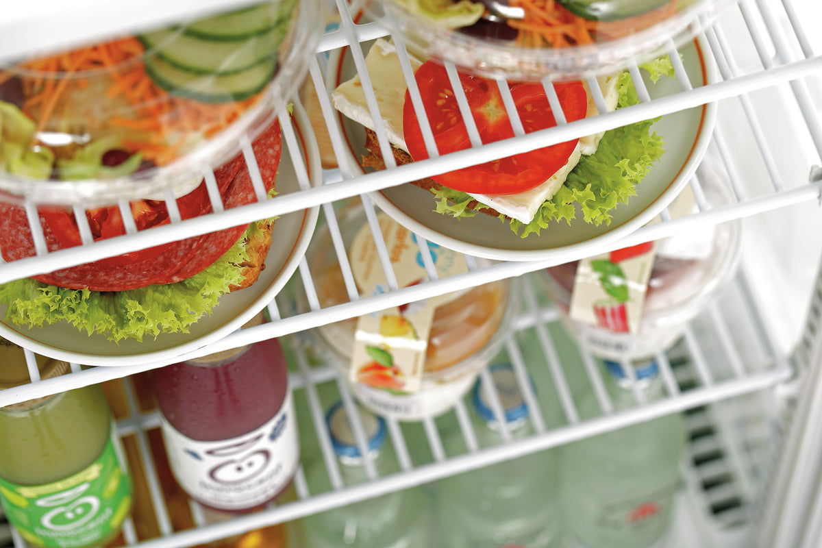 Mini vetrina refrigerata 78L, bianco