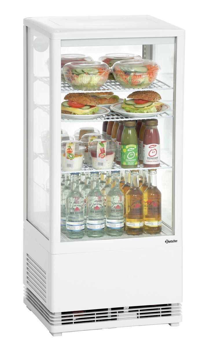 Mini vetrina refrigerata 78L, bianco