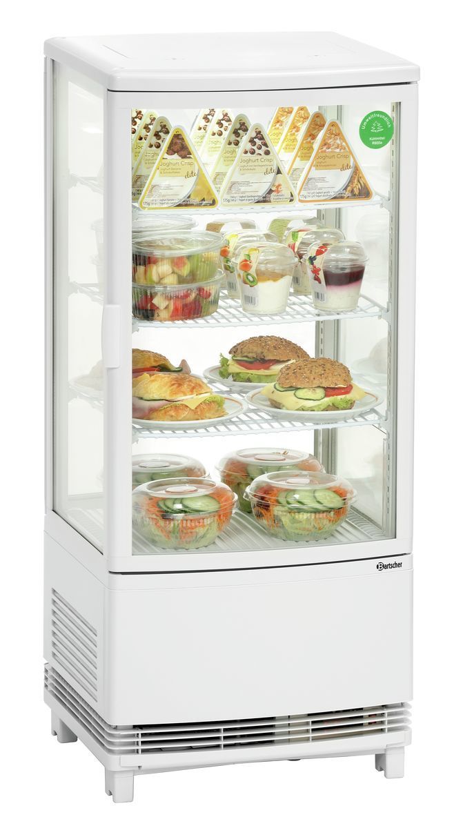 Mini vetrina refrigerata 86L