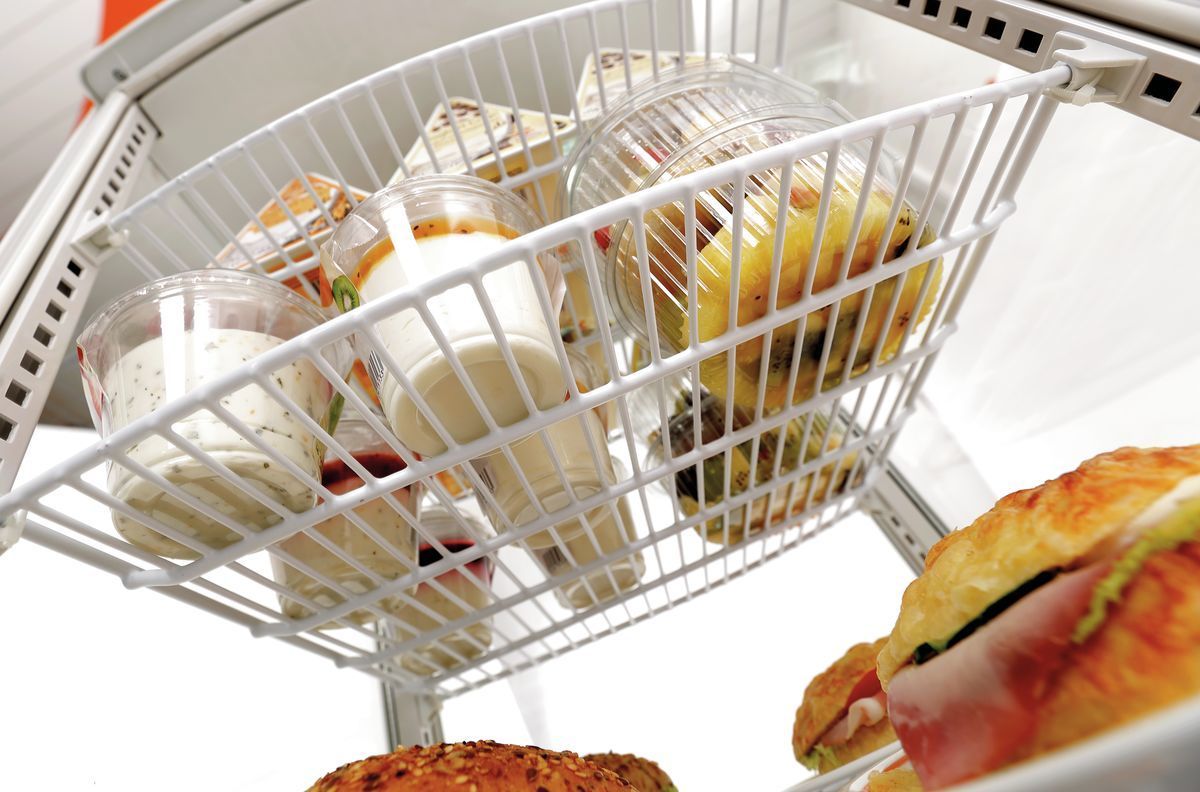 Mini vetrina refrigerata 86L