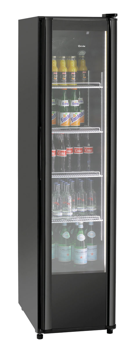 Frigorifero con porta in vetro 300L