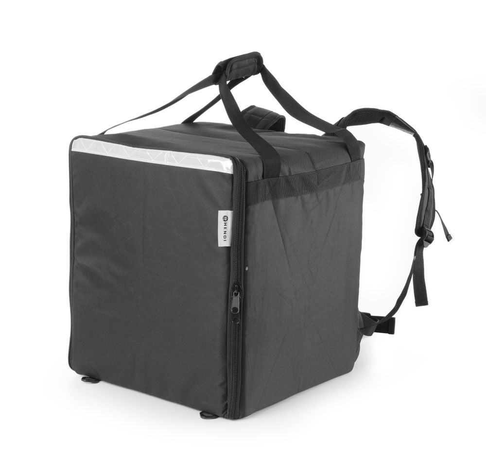 Zaino per la consegna di alimenti isolato, HENDI, 75,2L, Nero, 410x410x(H)480mm