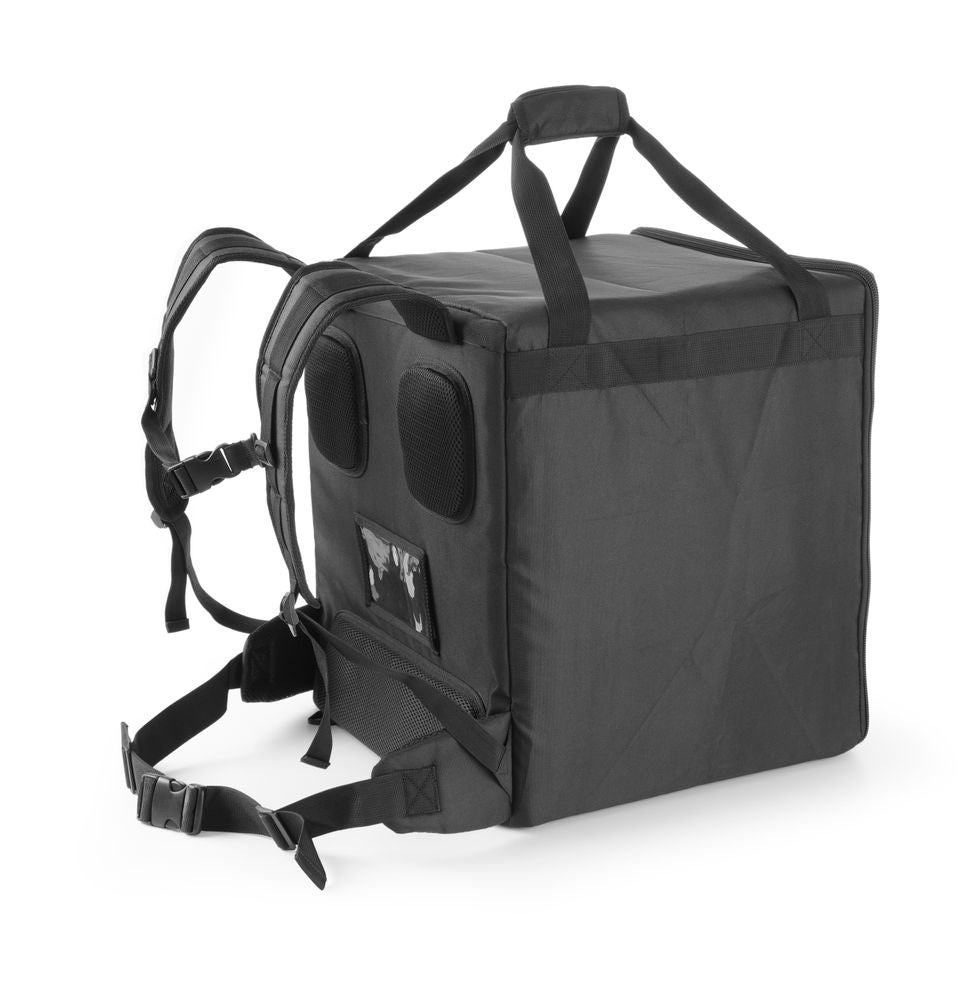 Zaino per la consegna di alimenti isolato, HENDI, 75,2L, Nero, 410x410x(H)480mm