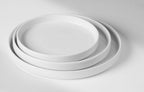 Piastra con cerchio alto Oslo., HENDI, Oslo, Bianco, ⌀200x(H)25mm