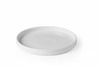 Piastra con cerchio alto Oslo., HENDI, Oslo, Bianco, ⌀240x(H)26mm