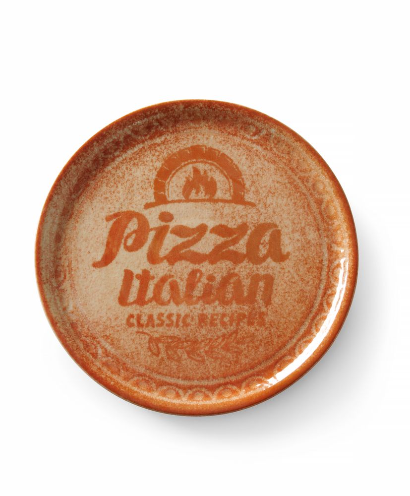 Piatto per pizza Collezione Ricette Rosso Mattone., HENDI, Rosso, ⌀310mm