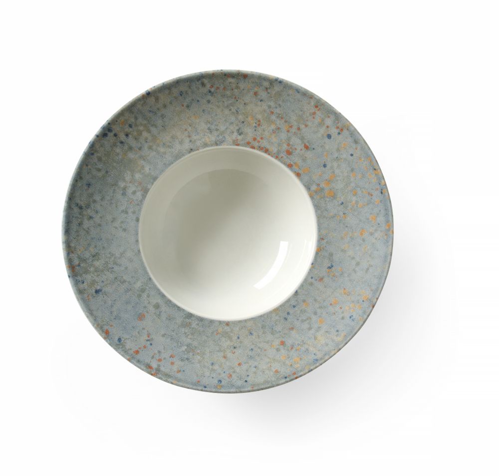 Raccolta gocce piastra pasta., HENDI, Grigio chiaro, ⌀275mm