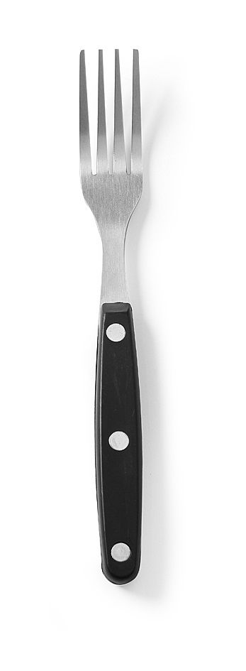 Forchetta da bistecca - 6 pezzi, HENDI, Profi Line, Nero, 6 pezzi, (L)200mm