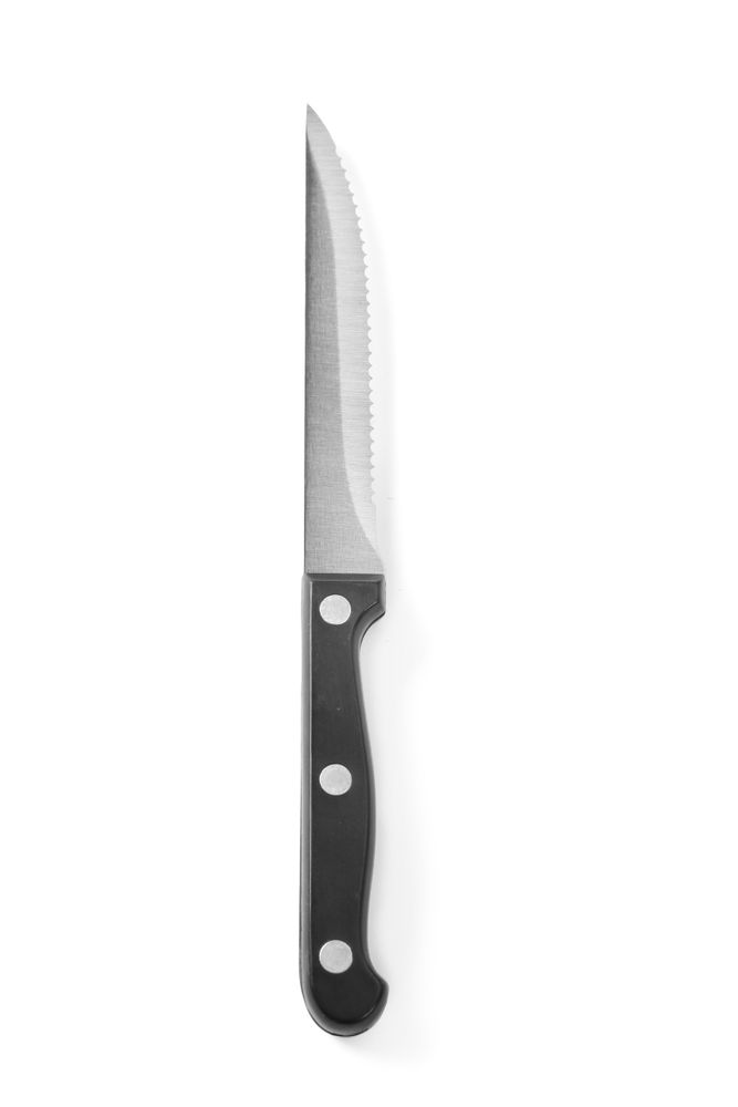 Coltello da bistecca - 6 pezzi, HENDI, Profi Line, Nero, 6 pezzi, (L)215mm