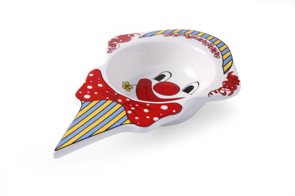 Piattino per gelato Clown, HENDI, 226x145x(H)37mm