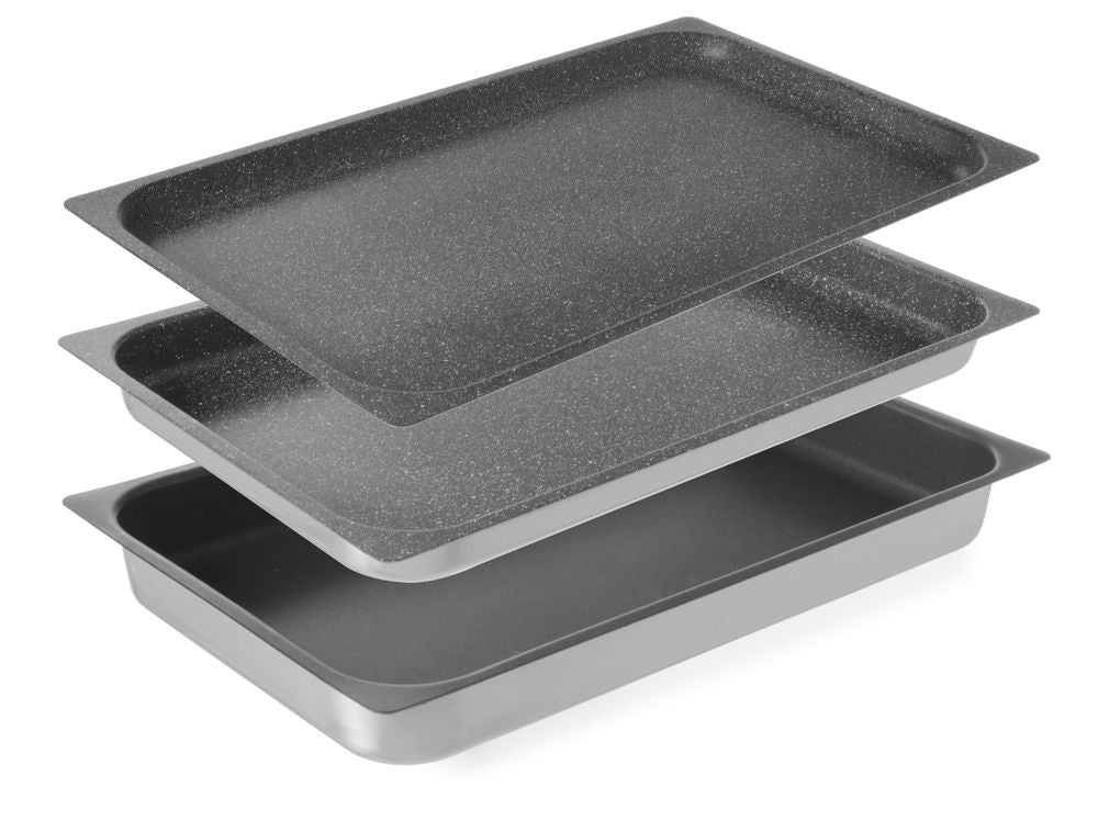 Teglia antiaderente, HENDI, GN 1/1, 530x325x(H)40mm