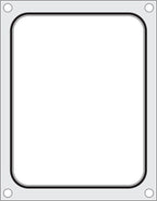 Matrice sigillante per vaschette, HENDI, recipiente 227x178 mm