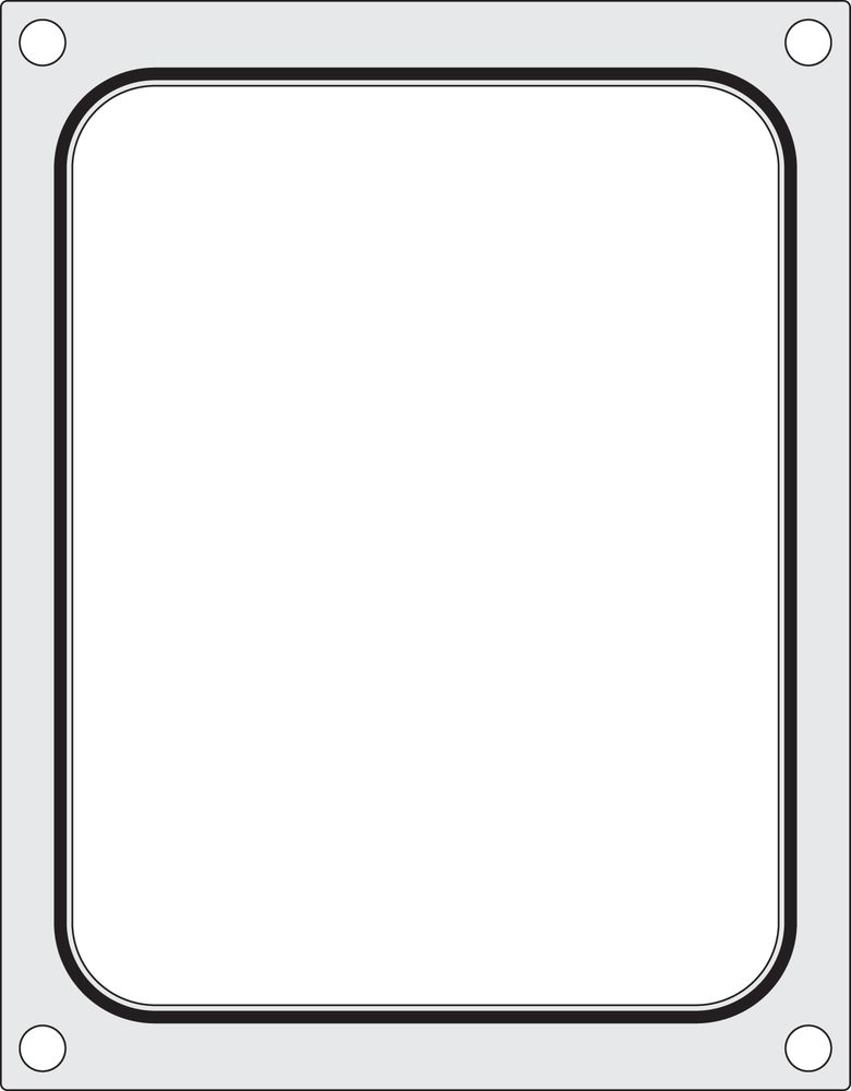 Matrice sigillante per vaschette, HENDI, recipiente 227x178 mm