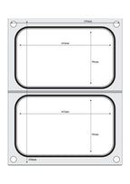 Matrice sigillante per vaschette, HENDI, 2x recipiente 178x113 mm