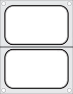 Matrice sigillante per vaschette, HENDI, 2x recipiente 178x113 mm
