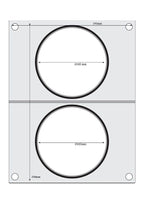Matrice sigillante per vaschette, HENDI, 2x recipienti tondi ø115 mm