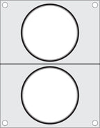 Matrice sigillante per vaschette, HENDI, 2x recipienti tondi ø115 mm