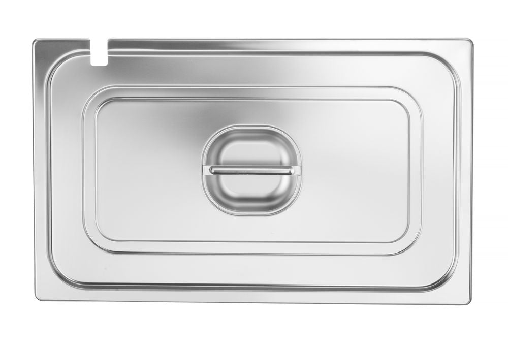 Coperchio per teglie GN con scanso per cucchiaio, HENDI, Profi Line, GN 1/1, 530x325mm