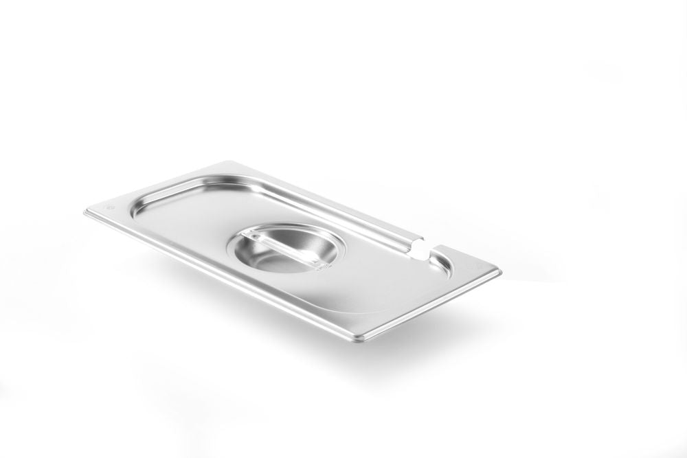Coperchio Gastronorm con scanso per cucchiaio, HENDI, Kitchen Line, GN 1/3, 325x176mm
