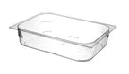 Vasca da gelato in policarbonato, HENDI, 5L, Trasparente, 360x250x(H)80mm