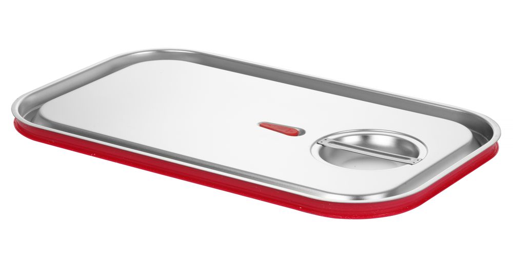 Coperchio per contenitori GN con bordo in silicone, HENDI, Kitchen Line, GN 1/1, 530x325mm