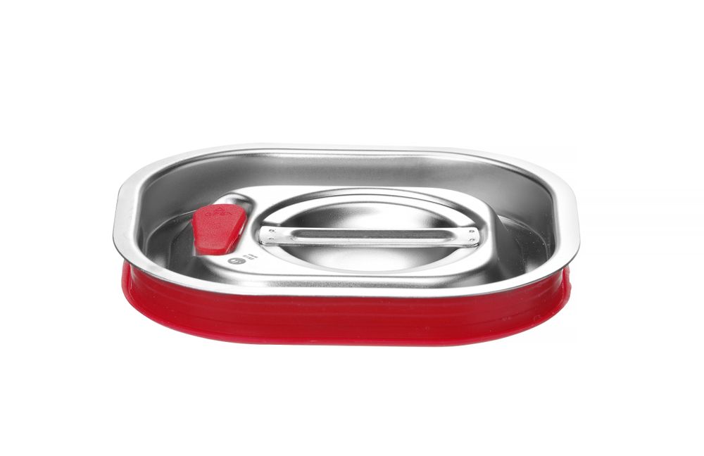 Coperchio per contenitori GN con bordo in silicone, HENDI, Kitchen Line, GN 1/6, 156x142mm