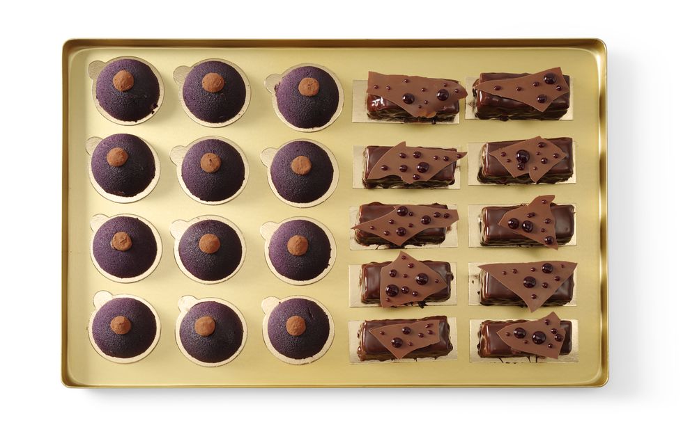 Vassoio espositore per pasticceria, HENDI, 600x400x(H)20mm