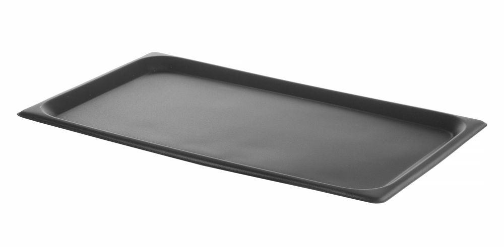 Vassoio per forno con rivestimento antiaderente CONVECTOMAT ROAST., HENDI, GN 1/1, Nero, 530x325x(H)17mm