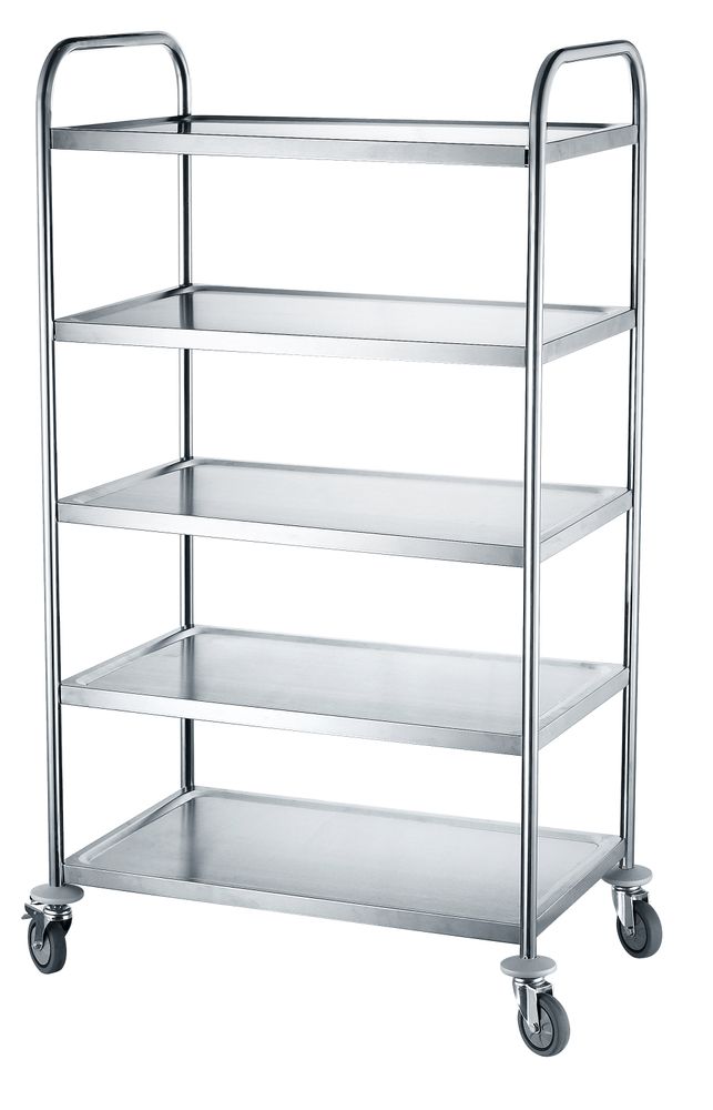 Carrello di servizio con 5 ripiani, HENDI, 905x585x(H)1545mm