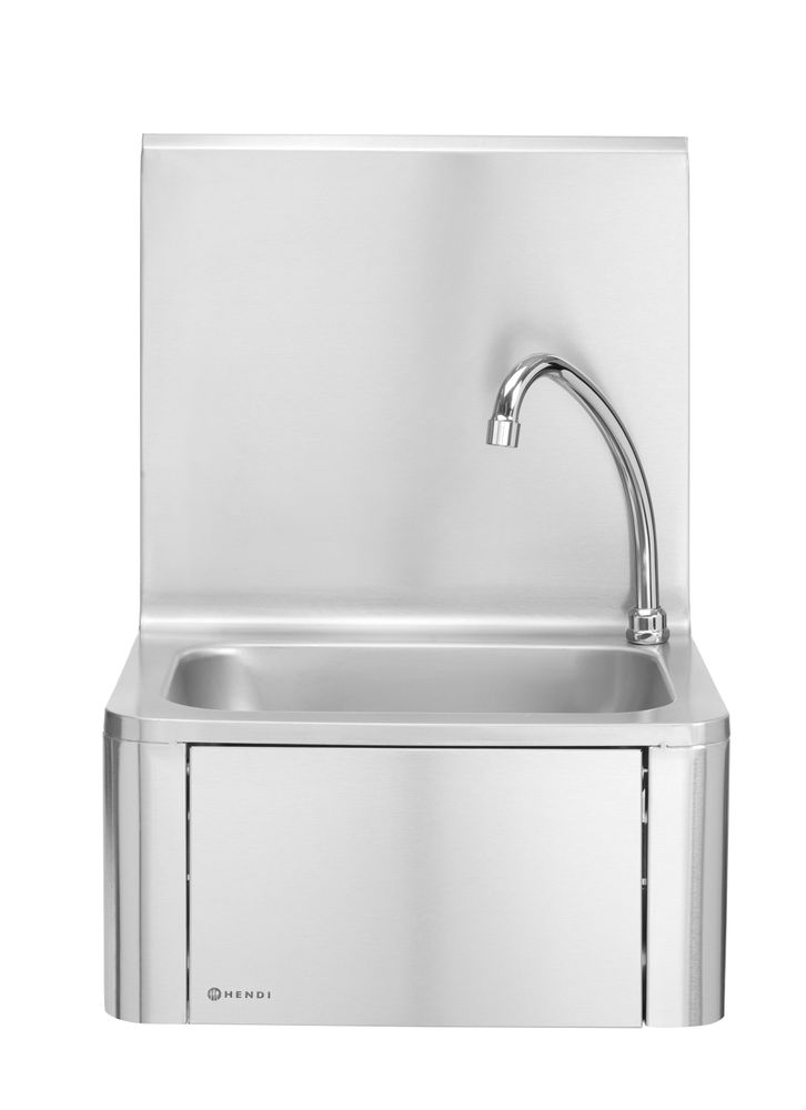 Lavandino da cucina - con azionamento a ginocchio, HENDI, 400x335x(H)570mm