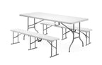 Tavolo per buffet piegehvole, HENDI, Carico massimo 150 Kg., 1830x750x(H)740mm