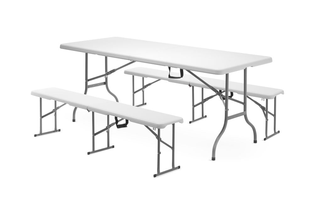 Tavolo per buffet piegehvole, HENDI, Carico massimo 150 Kg., 1830x750x(H)740mm