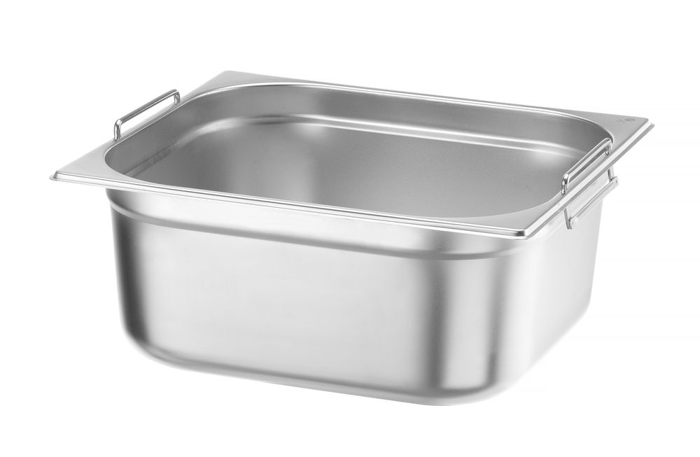 Contenitore gastronorm 2/3 con maniglie, HENDI, Budget Line, GN 2/3, 13L, 354x325x(H)150mm