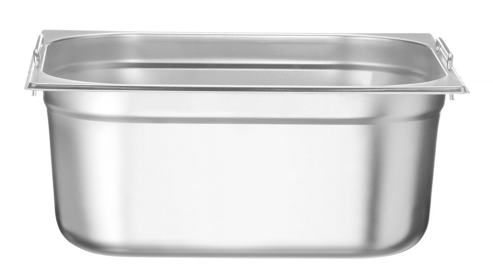 Contenitore gastronorm 2/3 con maniglie, HENDI, Budget Line, GN 2/3, 13L, 354x325x(H)150mm
