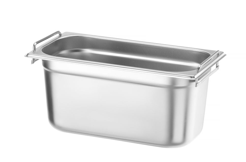 Contenitore gastronorm 1/3 con maniglie, HENDI, Budget Line, GN 1/3, 5,7L, 325x176x(H)150mm