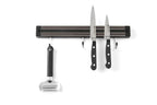 Calamita per coltelli con ganci, HENDI, 3 ganci, Nero, (L)340mm