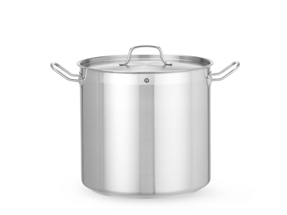 Pentola per stufato alta - con coperchio, HENDI, Profi Line, 24L, ⌀320x(H)300mm