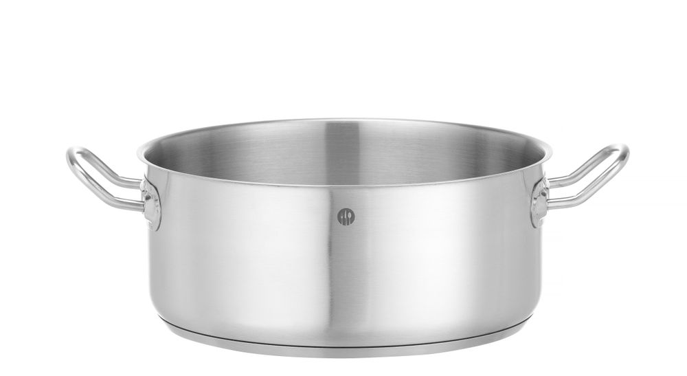 Teglia per stufato bassa - senza coperchio, HENDI, Kitchen Line, 7,3L, ⌀280x(H)120mm