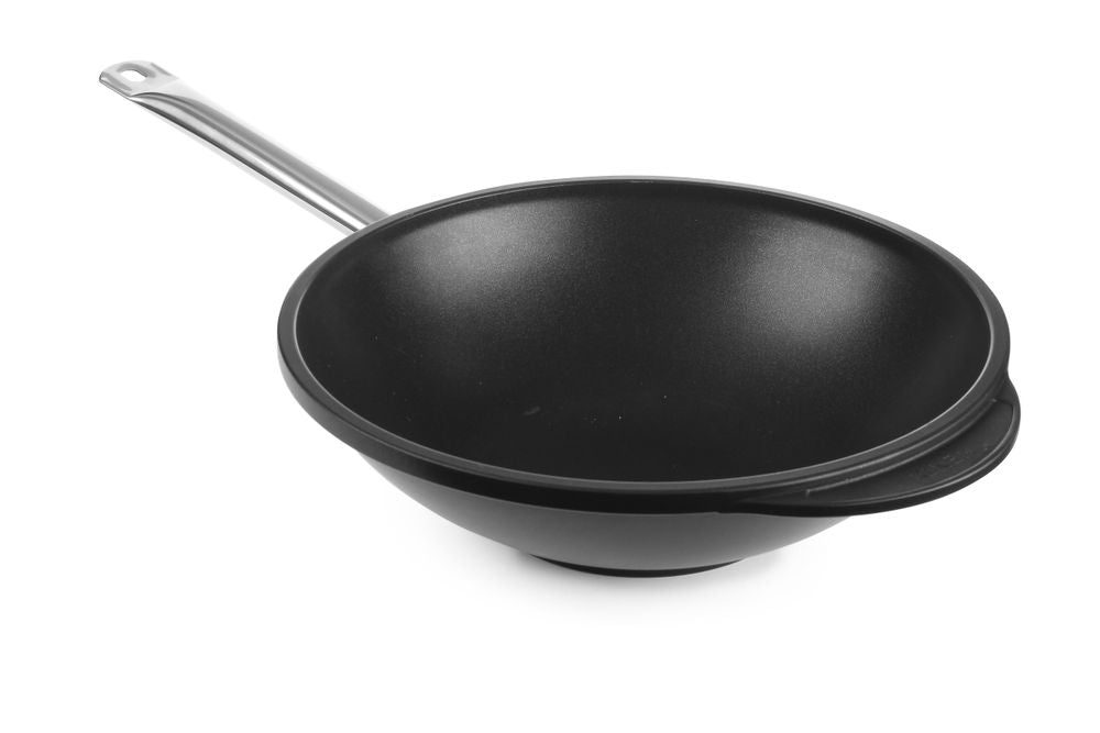 Padella "Wok" Titanium Professional, HENDI, ⌀320x(H)100mm
