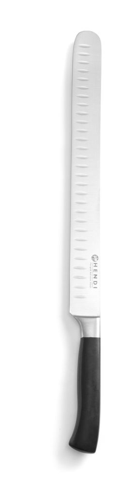 Coltello da salmone, HENDI, Profi Line, Scanalata, Nero, (L)430mm