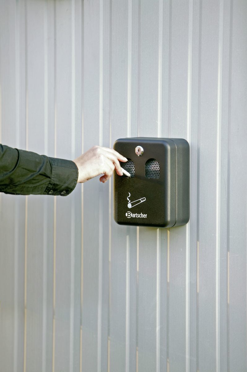 Posacenere a parete, nero