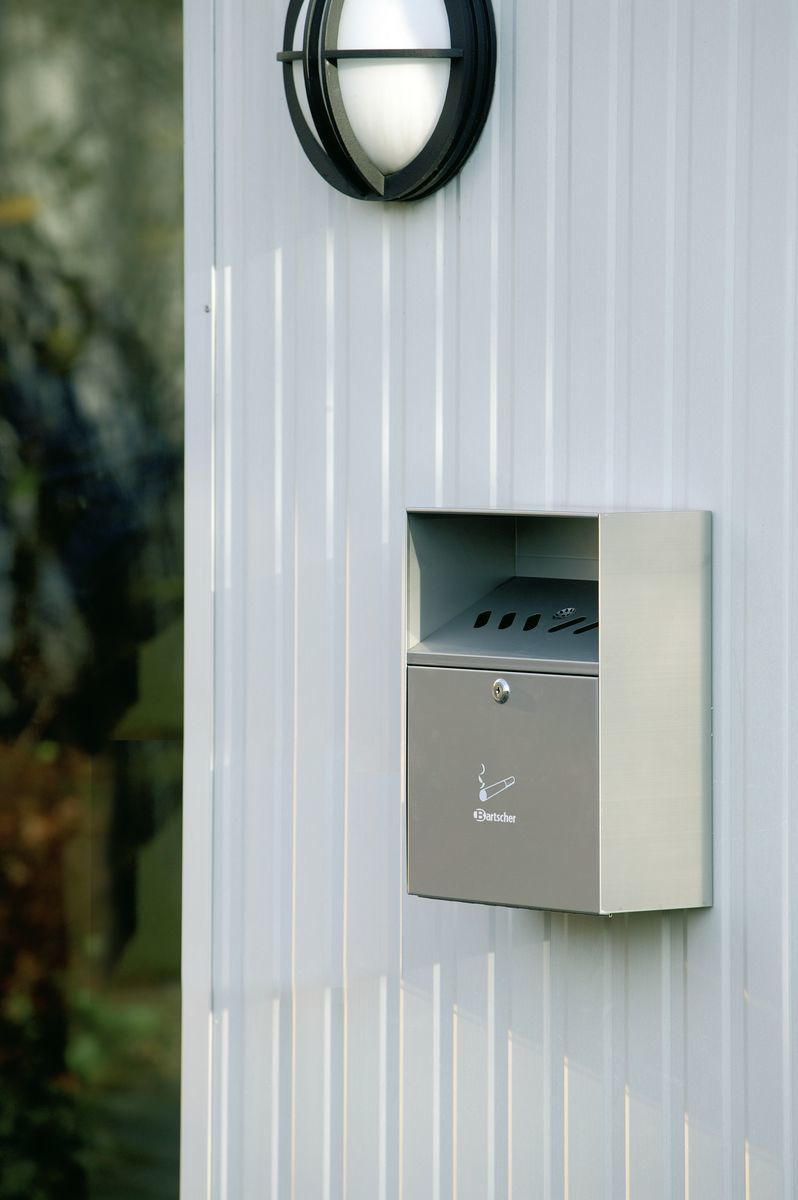 Posacenere a parete, argento