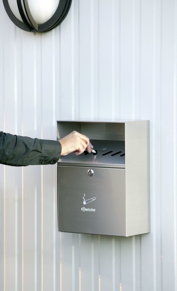 Posacenere a parete, argento