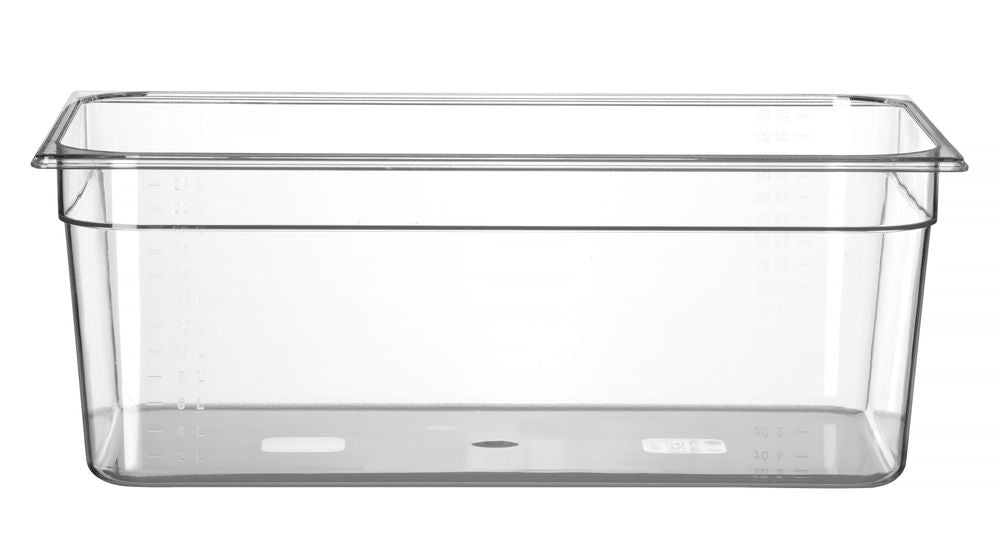 Contenitore Gastronorm 1/1, HENDI, Profi Line, GN 1/1, 24L, Trasparente, 530x325x(H)200mm