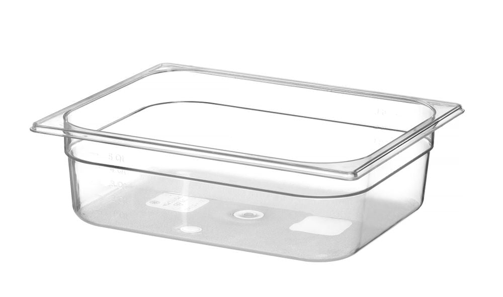 Contenitore Gastronorm 1/2, HENDI, Profi Line, GN 1/2, 6,5L, Trasparente, 325x265x(H)100mm