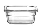 Contenitore Gastronorm 1/6, HENDI, Profi Line, GN 1/6, 1L, Trasparente, 176x162x(H)65mm