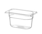 Contenitore Gastronorm 1/9, HENDI, Profi Line, GN 1/9, 1L, Trasparente, 176x108x(H)100mm