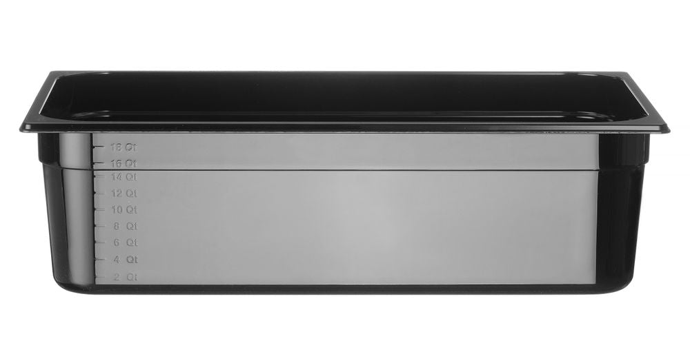 Contenitore Gastronorm 1/1, HENDI, Profi Line, GN 1/1, 21L, Nero, 530x325x(H)150mm