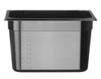 Contenitore Gastronorm 1/2, HENDI, Profi Line, 12,5L, Nero, 325x265x(H)200mm